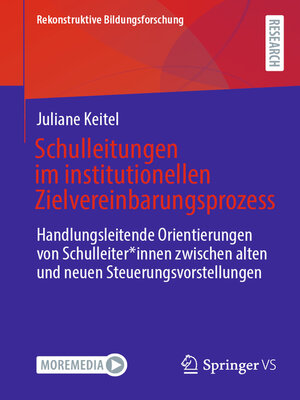 cover image of Schulleitungen im institutionellen Zielvereinbarungsprozess